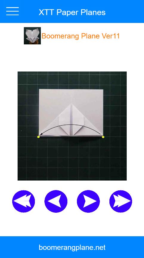 XTT Boomerang Plane Origami Tu