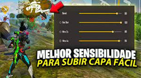 Melhores configurações de sensibilidade Free Fire para "subir capa"