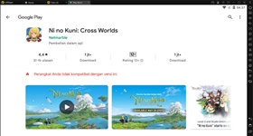 Memperbaiki game Ni no Kuni: Cross Worlds mengatakan perangkat tidak kompatibel dengan versi ini atau tidak dapat ditemukan