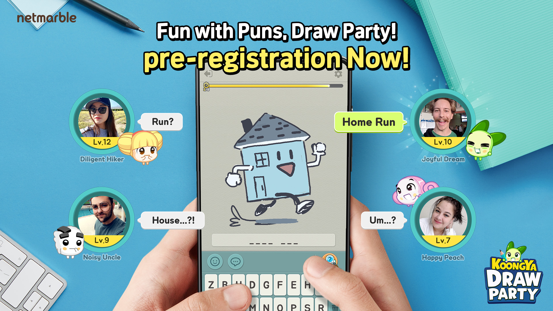 網石繪畫猜謎手遊《KOONGYA Draw Party》將推出