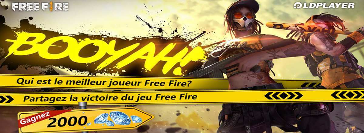 Événement exclusif: jouez à Free Fire et partagez 2000 diamants