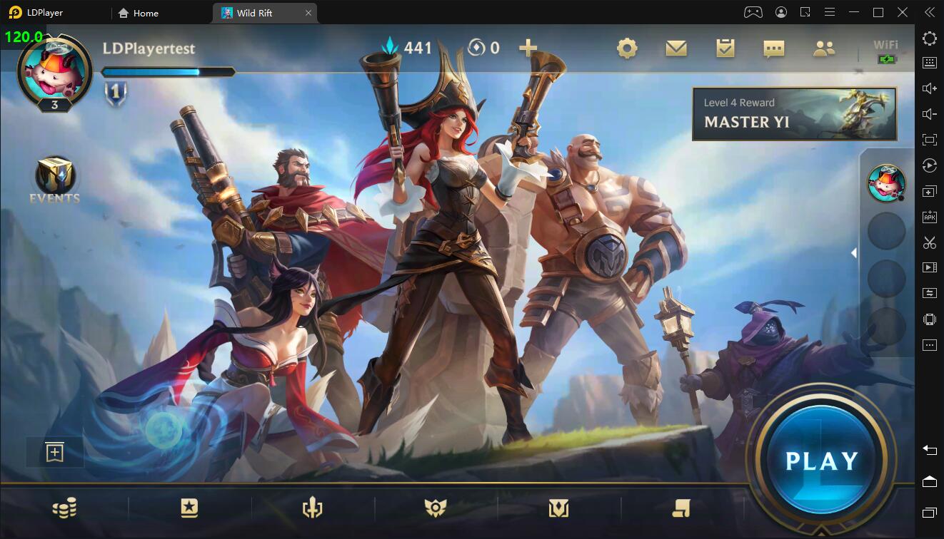 วิธีตั้งค่าทำให้เล่น League of Legends: Wild Rift ด้วย 120FPS