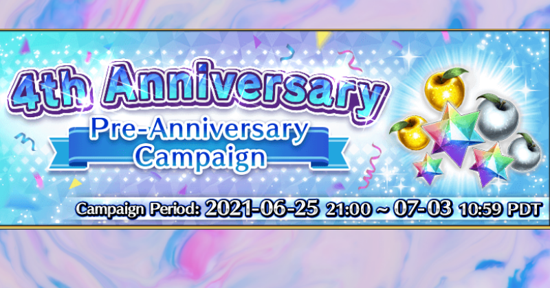 Fate Grand Order 4th Anniversary the Pre Anniversary campaign is out now