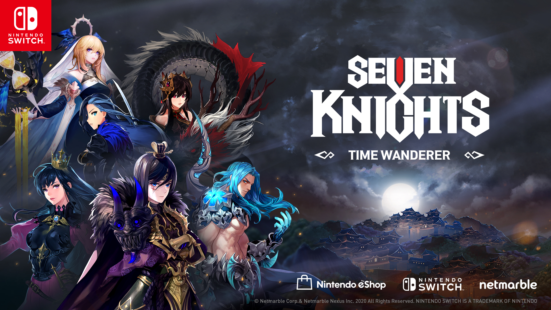 網石第一款NS遊戲 《Seven Knights -Time Wanderer-》即將在11月5日推出