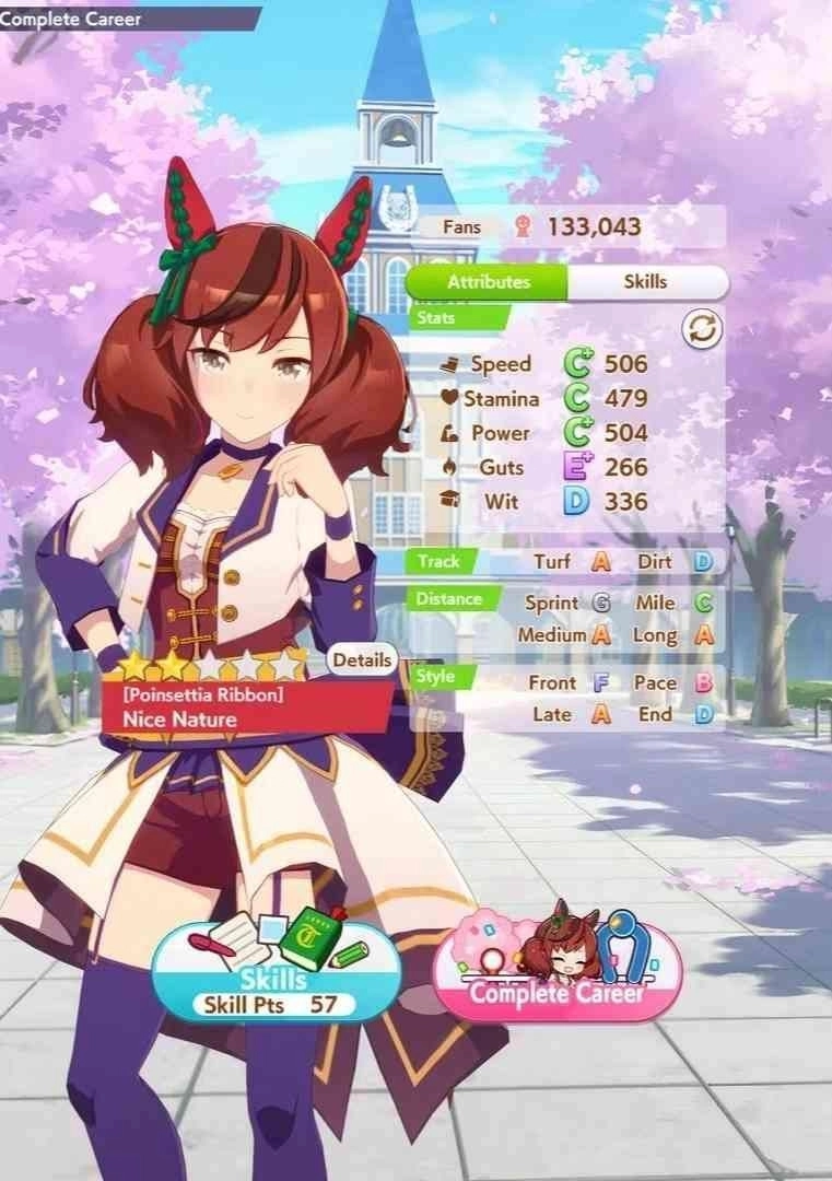 Umamusume Pretty Derby Nice Nature Build Stats