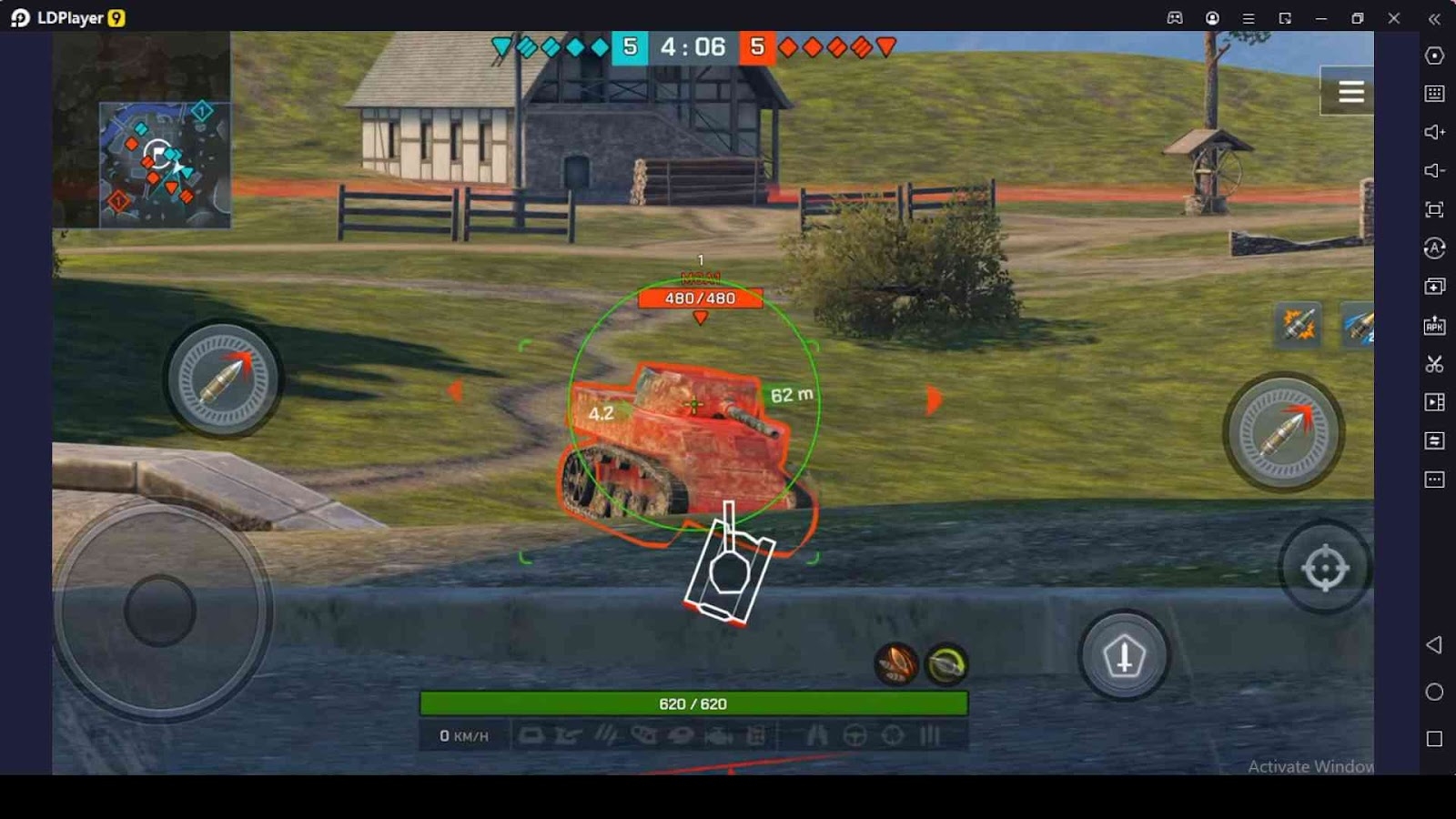 Use Aimed Shots for Shielded Tanks