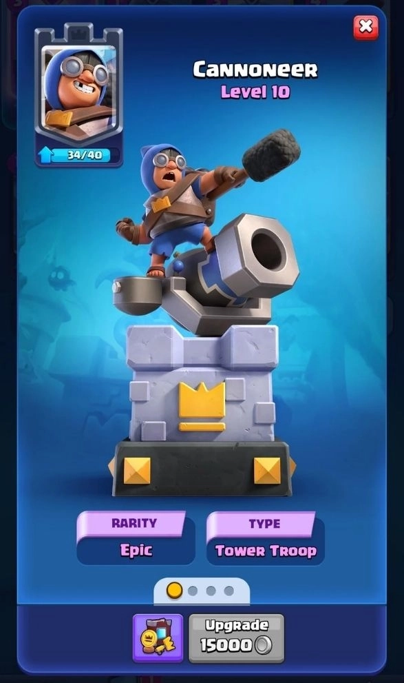 Upgrade the Cannoneer