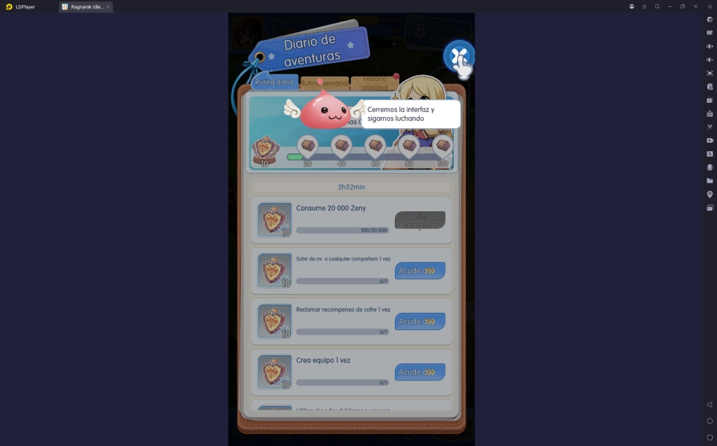 Guía de inicio en Ragnarok Idle Adventure Global