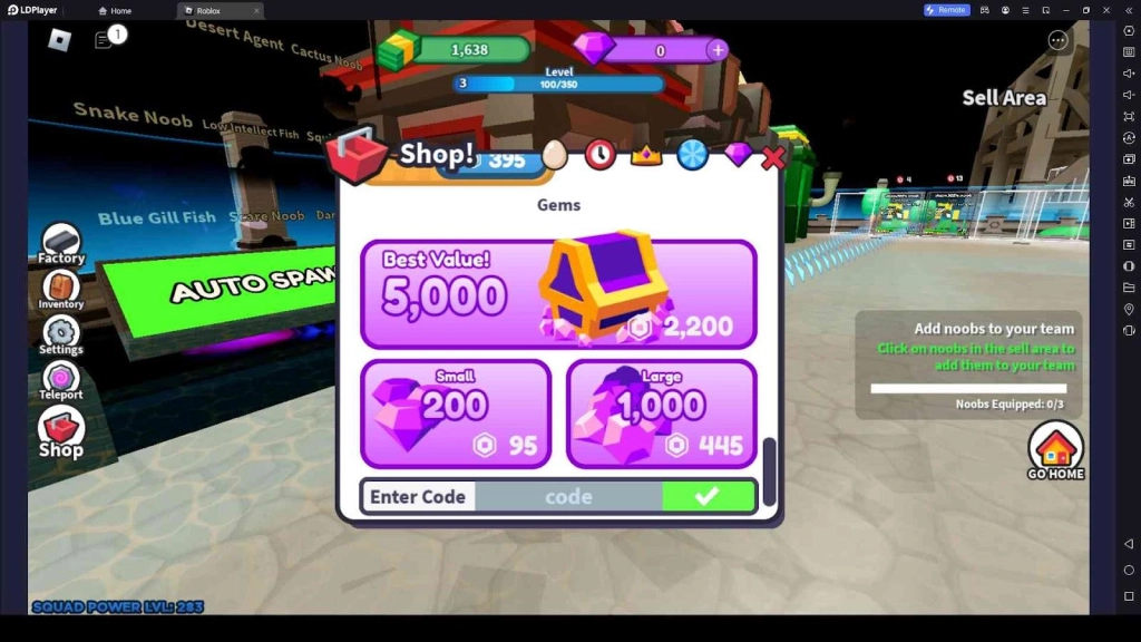 Roblox Noob Factory Simulator Codes – For More Free Perks in March 2025