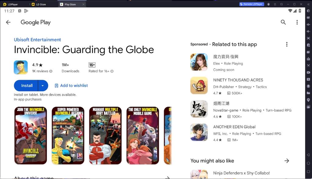 Play Invincible: Guarding the Globe on PC 4
