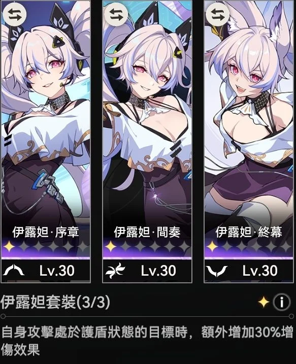 依露希爾角色劇作