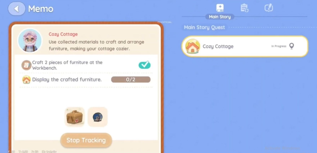 Main Quests, Dailies, and Weeklies