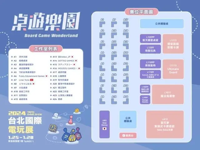 10週年大感謝祭!2024台北電玩展桌遊樂園 超過80款優品狂歡開啟