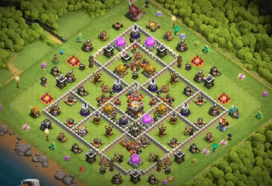 Clash of Clans Best Townhall 11 Base Layout th11 trophy