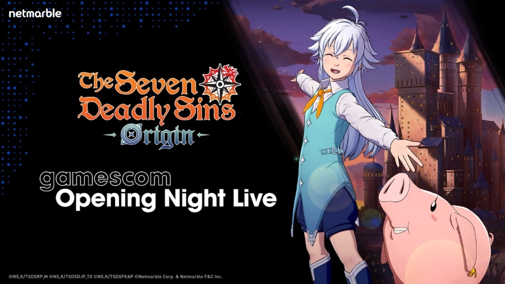 《七大罪：Origin》  將於8月19日Gamescom 2025 Opening Night Live揭曉全新預告片