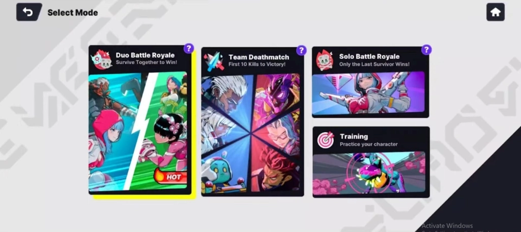 Game Modes Game Modes