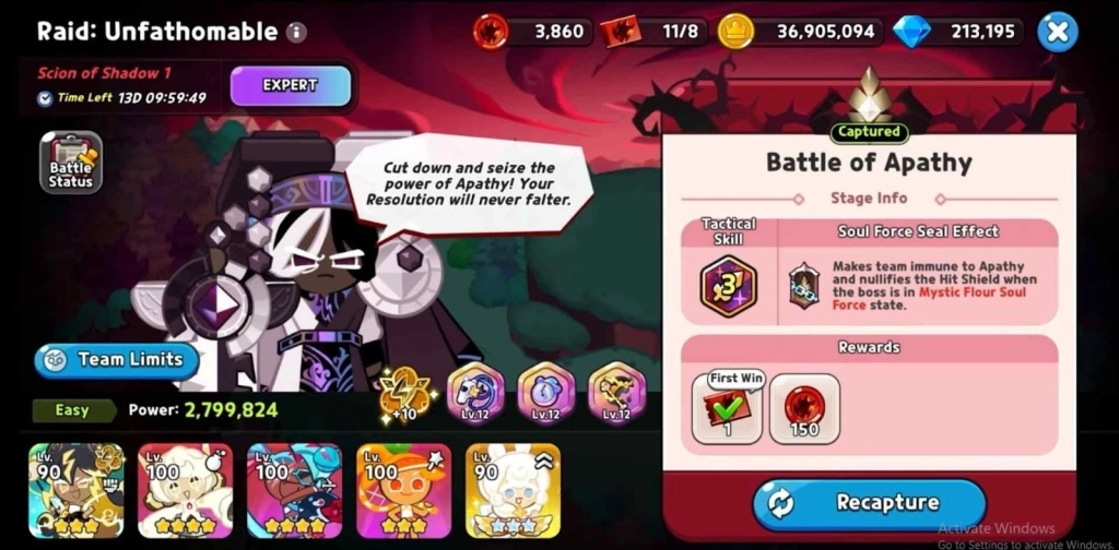 Seal Strategy: One Team Per Element