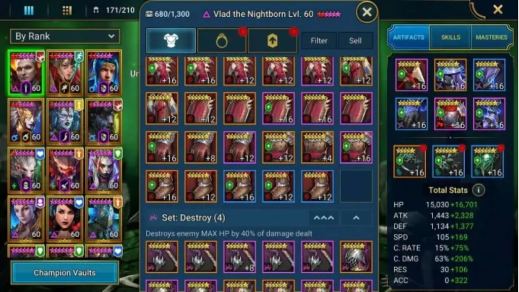 Optimize Artifacts Using Ore