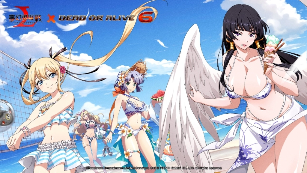 《夢幻模擬戰》X《DEAD OR ALIVE 6》聯動決定  靈巧！優雅！力量！最強格鬥美少女登場！