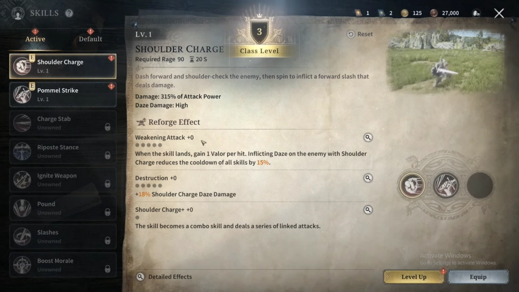 Invest in Skills and Traits