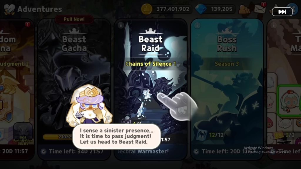CookieRun: Kingdom Beast Raid Chains of Silence Guide