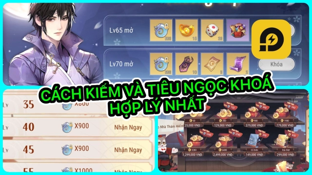 『HƯỚNG DẪN』Revelation - Thiên Dụ VNG: Cách Kiếm Và Tiêu Ngọc Khóa Chuẩn