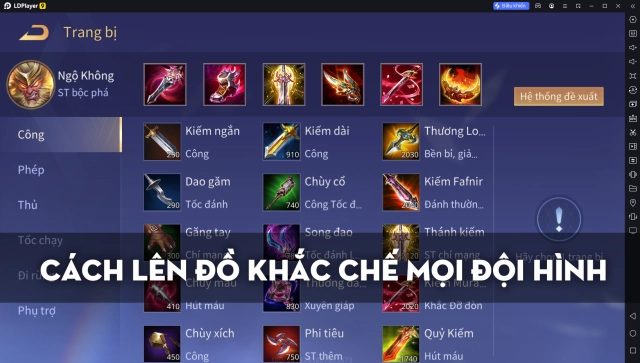 Liên Quân Mobile: Cách Lên Đồ Khắc Chế Mọi Đội Hình
