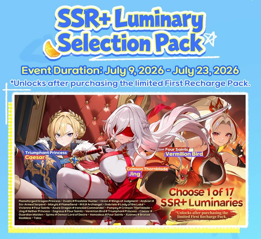 SSR+ Luminary Selection Pack
