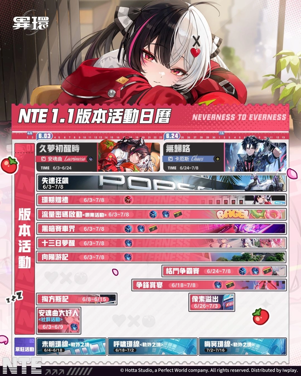 《異環》1.1版本「遊夢洄廊」上線，限定S級角色「安魂曲」登場！
