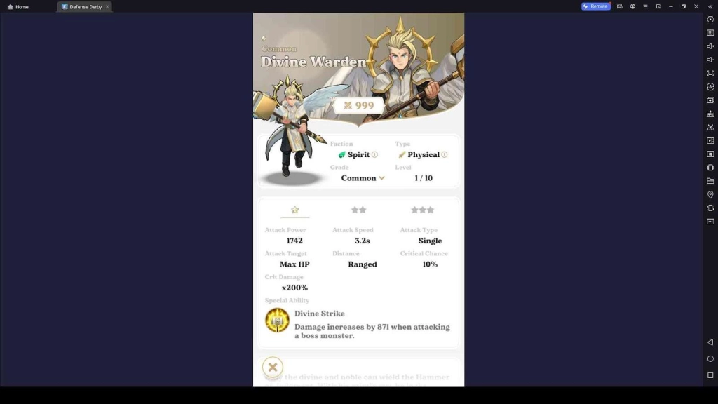 Divine Warden Divine Warden