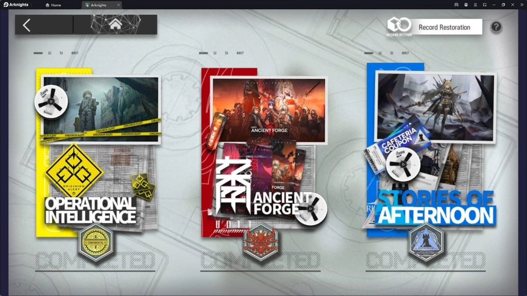 Arknights To Be Continued Event and Record Restoration Guide