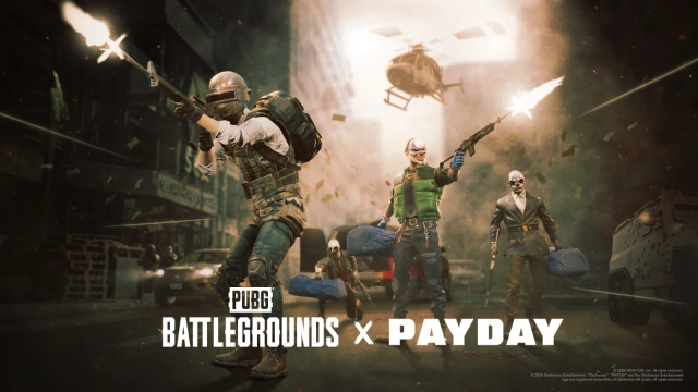 《絕地求生》聯動 Starbreeze 推出 PAYDAY 劫案模式