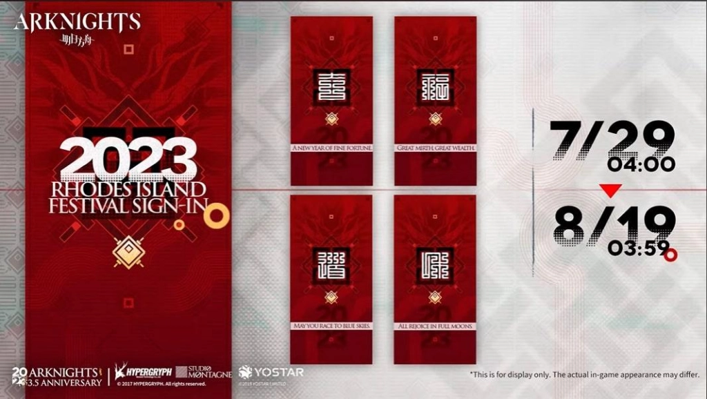 Arknights 3.5 Anniversary Celebration - What To Expect