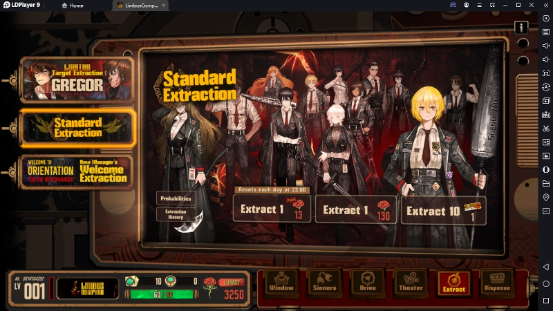 Standard Extraction Standard Extraction