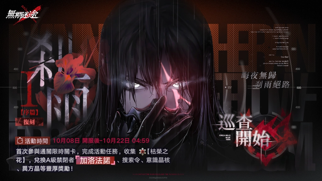 《無期迷途》人氣角色「可可莉克」套裝免費領 10/13二週年前瞻預告即將公開