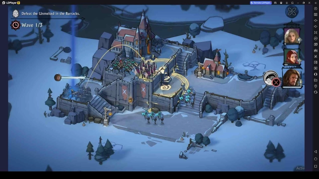 Defeat Foes in Frost & Flame: King of Avalon