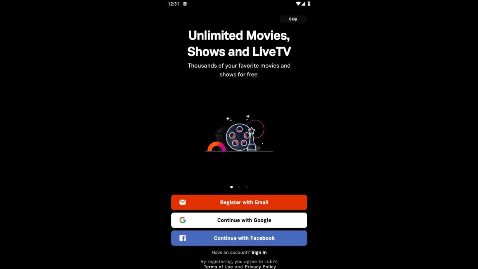 Tubi; Free Movies & Live TV