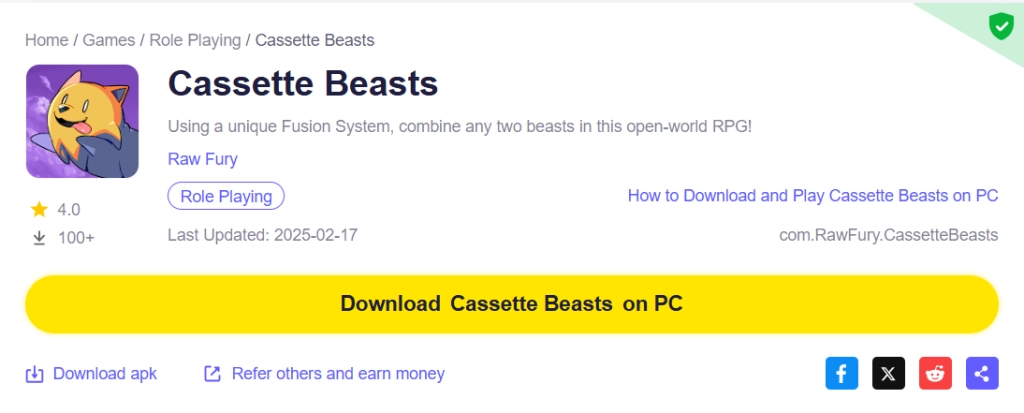 How to Download and Play Cassette Beasts on PC - Beginners Guide