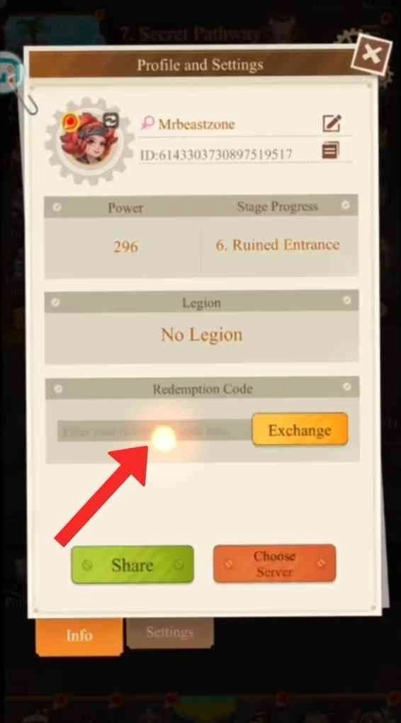 Redeeming Process for the Codes in Zombies Boom&nbsp;