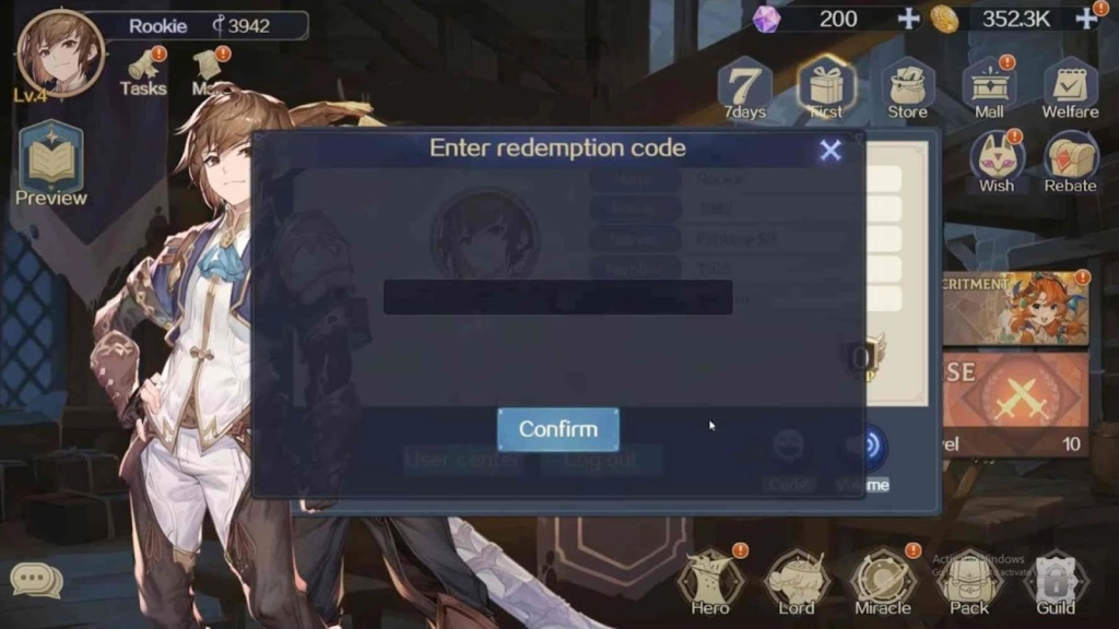 Redeeming Process for the Codes