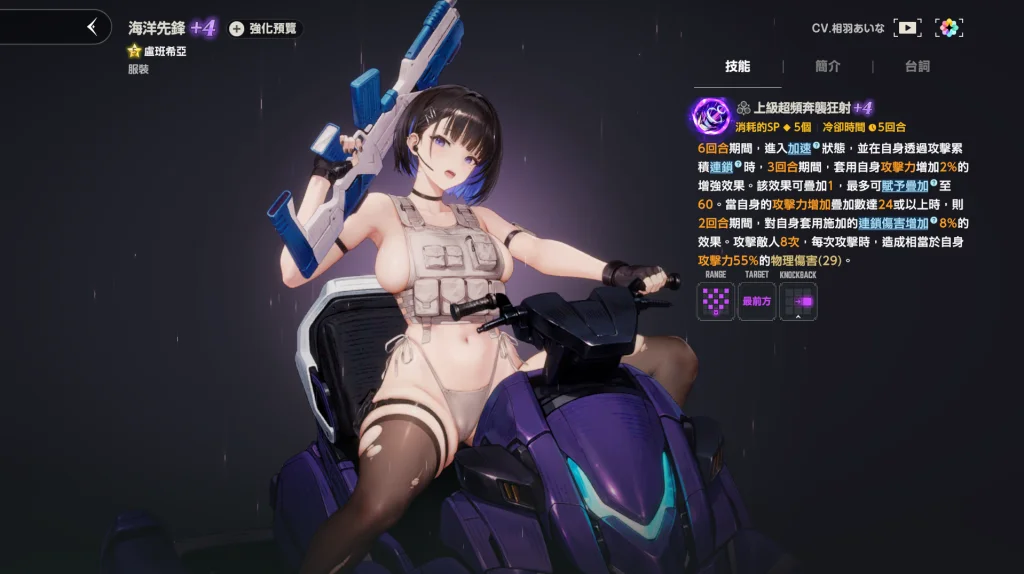 棕色塵埃2角色海洋先鋒盧班希亞技能