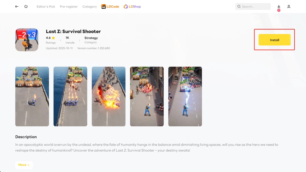 Install Last Z Survival Shooter
