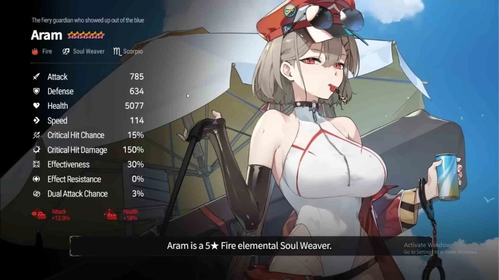 Stats and Build Priorities for Aram Epic Seven