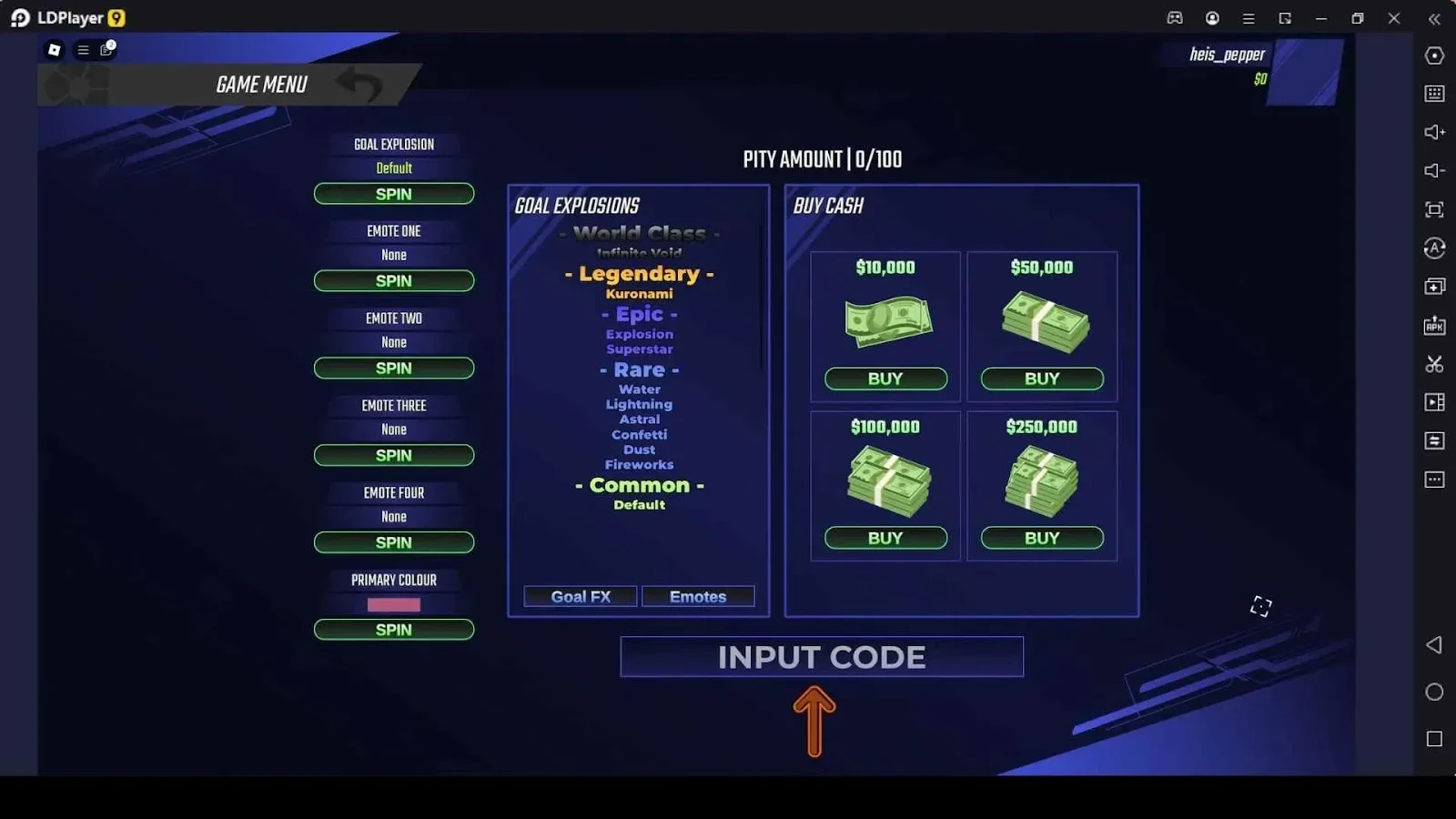 Redeeming Process for the Codes in Skillful