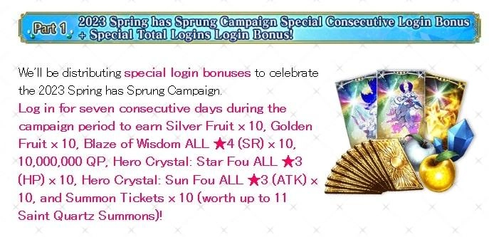 Fate/Grand Order Spring Has Sprung Campaign Guide