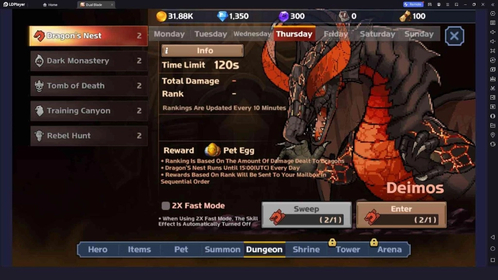 Take Part in Dungeon Battles and Earn More Rewards Take Part in Dungeon Battles and Earn More Rewards