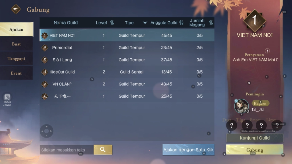 Ikuti gabung secepat mungkin