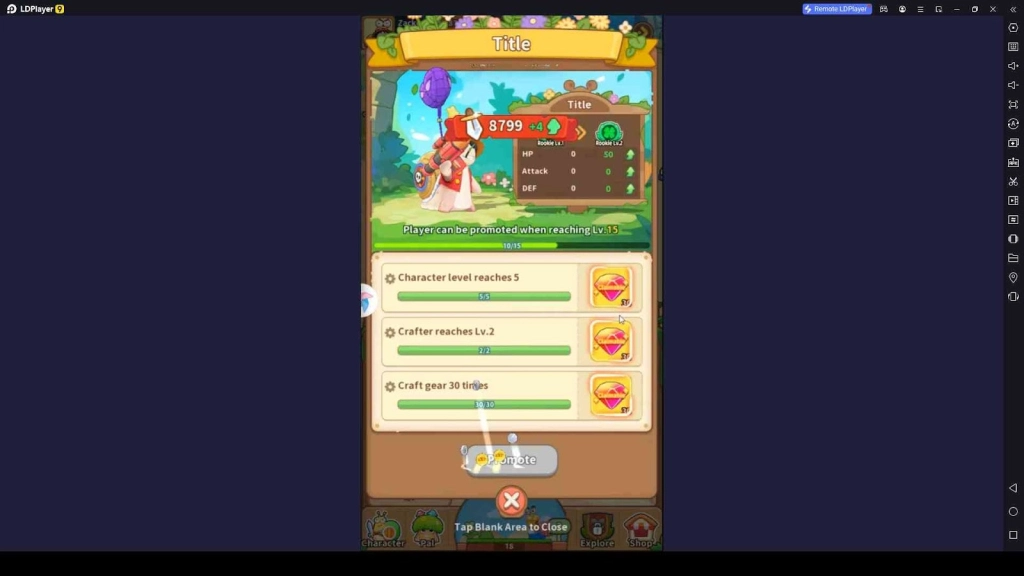 Promote the Title in Attack On Snail