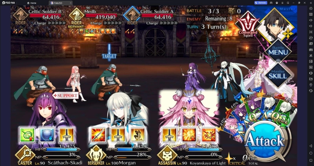 Fate/Grand Order Grand Nero Fest - How To Clear Exhibition Quests