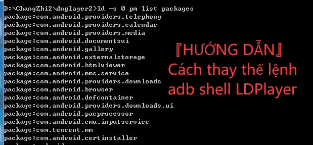 『HƯỚNG DẪN』Cách thay thế lệnh adb shell
